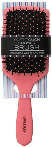 Swissco Soft Touch Paddle Shower Brush, Colors May Vary