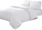 Linens World 200 Thread Count 100% Egyptian Cotton Duvet Quilt Cover Bedding Sets with Pillow cases (White, Double)
