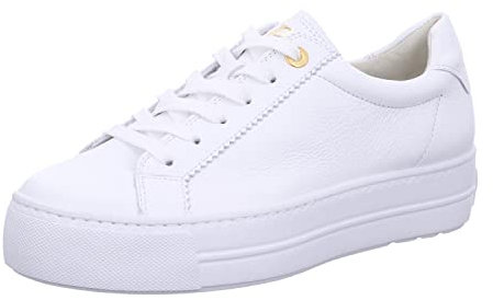 Paul Green Damen, Frauen Low-Top Sneaker,Freizeitschuhe,Turnschuhe,Laufschuhe,schnürschuhe,schnürer,Plateausohle,Weiß (Nein),36 EU / 3.5 UK