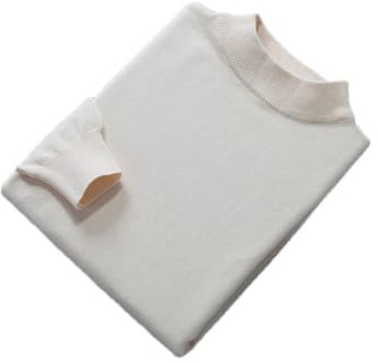 Suéter De Lana para Hombre Jersey De Otoño Invierno Medio Cuello Alto Suéter De Cachemira Suave Y Cálido Suéteres
