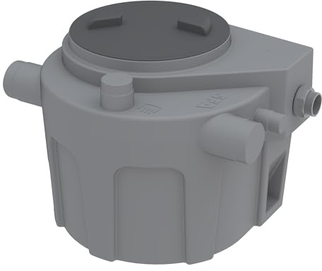 SFA Sanifos 110 - Estación de elevación de Aguas Grises y pluviales - para enterrar - Bomba automática - Fácil instalación y manejo - 4 entradas - Casa - 72,2 x 58,6 x 51,5 cm - Made in France