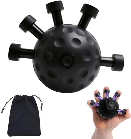 Renforceur de préhension des doigts, entraînement avant-bras, entraîneur de force de prise, doigts Grip Strengthener pour athlètes musiciens et exercices de récupération de main