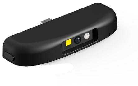 Lobamop Self-Sensing 2D Barcode Scanner Type-C Interface for Android Phones- Phone Mate Plug and Play Mobile Payment Inventory
