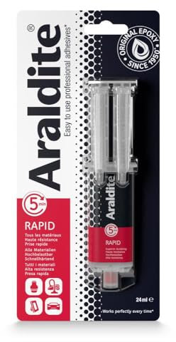 Colle 'rapide' 24ml en seringue ARALDITE - Quantité: 1 seringue de 24 ml