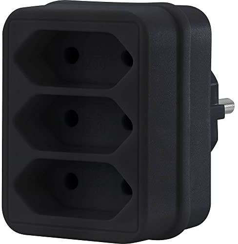 sygonix SY-4673754 distributore di corrente Nero