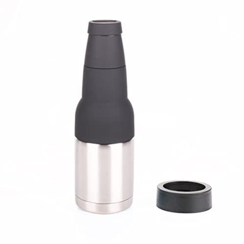 Gteller 3 in 1 Can and Beer Bottle Insulator, Double Wall Stainless Steel Insulated Can Cooler, Beer Bottle Holder 12oz 14oz 17oz (12oz Can&Bottle)