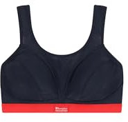 Champion Damen Shock Absorber Sn109 Active D+ Classic Sport-BH, Mehrfarbig (Blau/Rot), 80G EU
