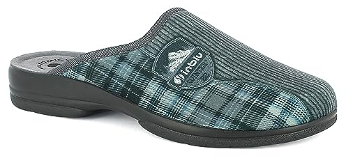Inblu PANTOFOLE DA UOMO CON SCUDETTO INBLU - PO78 Grigio