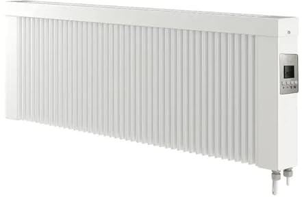 anapont Premium elvärme med chamottekärna, elradiator med minnessten, chamott, med termostat – energibesparande – tillverkad i Tyskland (Ana-el, 1 200 watt, 340 h x 980 b)