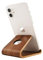 Smartify Handyhalter aus Walnussholz Handy Halterung für iPhone, Samsung, iPad, Kindle - Holz Handy Ständer und Tablet Halterung - Handyhalterung für Bett und Büro - Stilvoller Handyständer Holz