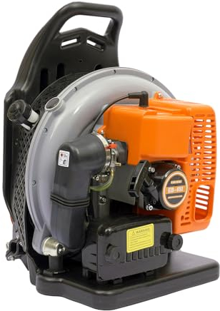 63 CC - Soffiatore a benzina a due tempi, a benzina, 6800 giri/min, grande potenza d'aria, zaino spazzaneve per spazzare strade, tra cui rimozione di foglie e neve