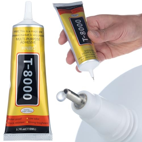Rosfix Colla Universale T-8000 110ml – Alta Adesione, Flessibile, Precisa | Per Elettronica, Vetro, Plastica, Legno, Tessuti | Riparazioni e Fai da Te | Colla Industriale