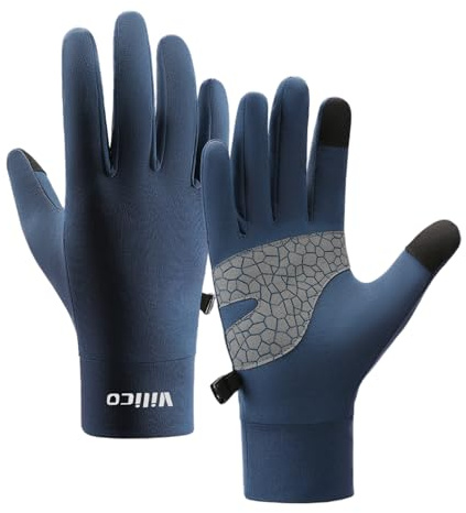 AIDIER Kids Thermal Cycling Gloves Boys Girls Winter Warm Fleece Sports Glove Children Touchscreen Anti-Slip Gloves Outdoor Windproof Glove for Biking Running Hiking Skiing Camping Football Rugby