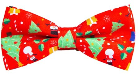 Celanisai Pajarita de Navidad para hombre, Navidad, pajarita de Navidad, divertida, corbata de esmoquin, pajarita de traje para cumpleaños, fiesta, día del niño, escuela, fiesta de Navidad, traje de