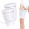 HANSILK Katheter Beinbeutel Tasche 2er-Pack Entwickelt für Inkontinenz wiederverwendbar und waschbar L