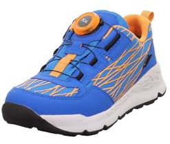 Superfit Jungen Free Ride Gore-tex Sneaker, Blau Orange 8010, 34 EU