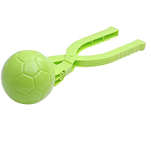 Fußball Schneeball Former Cartoon Schneeball Maker, Schneespielzeug, Outdoor-Spielzeug, Schneeball-Clip für Schneeball-Kämpfe, Spaß im Winter, Outdoor-Aktivitäten, Strandspieler, Kinder