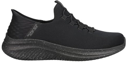 Skechers Herren Ultra Flex 3.0 Right Away Hands Free Slip in Sneaker Slipper, Black, 46 EU Weit