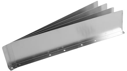 Gadpiparty 4 Stück Spritzschutz regenschutz Dachrinnen-Regenumlenker Regendachumlenker Regenumlenker aus Metall Dachversorgung Dachrinnenschutz für Hausschindeln Dachrinnenwächter Aluminium