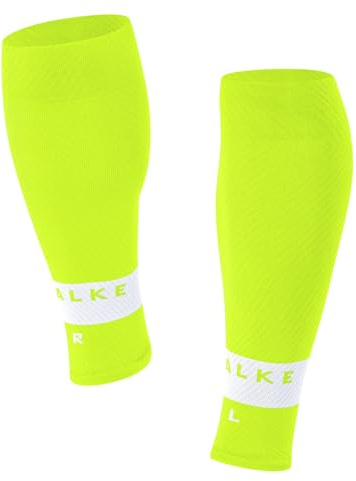 FALKE herr Kompressionsärmar RU Compression Tube M Tb funktionellt garn andas snabbtorkande 1 par, Gul Lightning 1690 - Omkrets vader W3, CALF 3
