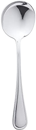Olympia Mayfair Soup Spoon (12 Pack) - Stainless Steel Kitchen Dinnerware Cutlery Set D511