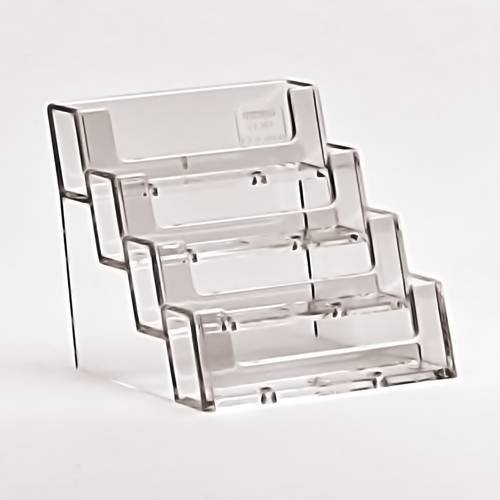 taymar Visitenkartenhalter/Visitenkartenständer mit Vier Fächern auf 4 Etagen