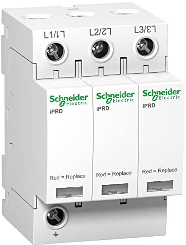 Schneider A9l08300 Protection Contre Les surtensions appareils – Spds Iprd8 3P, Blanc