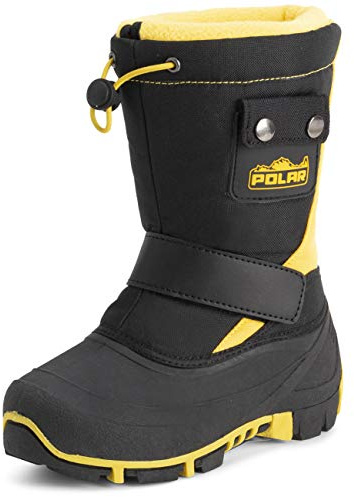 Polar Enfants l'hiver Thermique Chaude l'hiver Fausse Fourrure Semelle en Caoutchouc Imperméable Bottes
