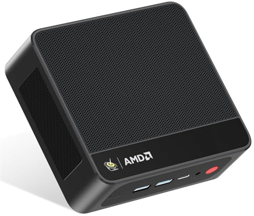 Beelink AMD Mini PC, Ryzen 7 7735U(6C/12T, up to 4,7Ghz), SER5 MAX Mini Computer 16GB LPDDR5 500GB M.2 PCIe4.0 SSD, 4K Triple Display,DP, HDMI, Type-C, 2.5G LAN,WiFi6, BT5.2