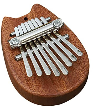 CORHAD Mini-kalimba Aus Holz Tasten Daumenklavier Für Anfänger Musikinstrument Klein Leicht Tragbar