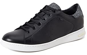 Geox Mädchen D Jaysen Sneakers, Schwarz, 41 EU