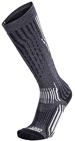 UYN Lady Ski Cashmere Socks Calze Da Sci In Cashmere Donna, Donna, Grey Stone/Pearl, 41/42