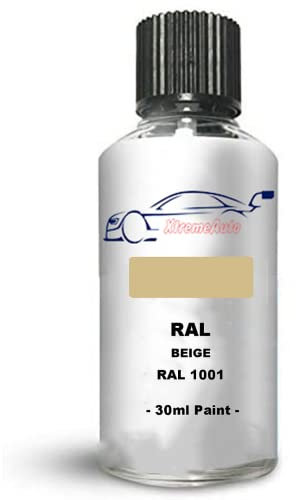 Xtremeauto Touch Up Paint Interior/Exterior RAL 1001 Beige Dull Matt Finish Interior Scratch Repair: Wall, Cabinets, Trim, Molding, Furniture, Windows, Fascia