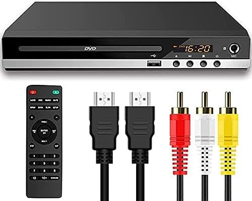 Lecteur DVD Blu-Ray Eye Protection 4K, Lecture HD VCD Domestique HDMI, avec Prise USB/mémoire De Mise Hors Tension,outstanding78