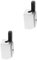 Housoutil 2pcs Carpenter Wood Chisel Wood for Woodworking High Hardness Corner Chisel Smooth Cutting Square Hinge Groove Tool