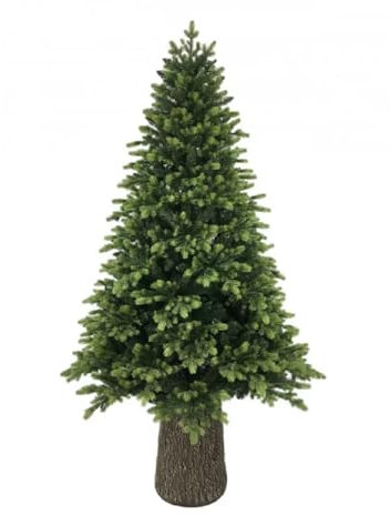 XONE Albero di Natale 210cm - MOD. DARSY Verde - Effetto Real Touch - Rami PE+PVC