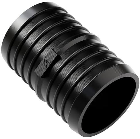 60 mm Kunststoff-Schlauchverbinder für Gartenschläuche, Teiche, Wasserrohre, Inline-Stachelverbinder