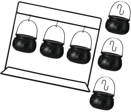 Iuhtrb Eficientes cuencos para servir dulces de Halloween con diseño realista de llama, ideales para fiestas temáticas de brujas, decoraciones de Halloween, decoración de cocina, soportes para