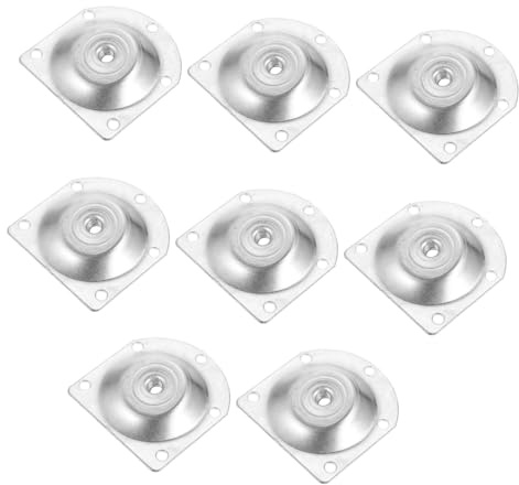 Toddmomy 8pcs Slanted Furniture Leg Mounting Plates for Sofas Couches and Heavy Duty Angled Leg Attachment Plates to Strengthen and Repair Thickened Round Edge Design