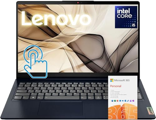 Lenovo Nuovo notebook aziendale IdeaPad con touchscreen da 15,6 pollici con Microsoft Office | 40 GB di RAM - SSD da 1 TB | Processore Intel Core i5-1335U a 10 core (Beats i7-1255U) | Edizione 2025