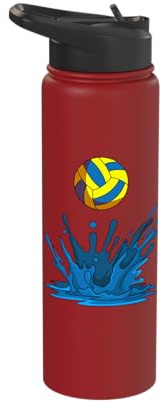 Water Polo Ball Player Team Sport Lover Swimmer Goalie Stainless Steel Insulated Water Bottle