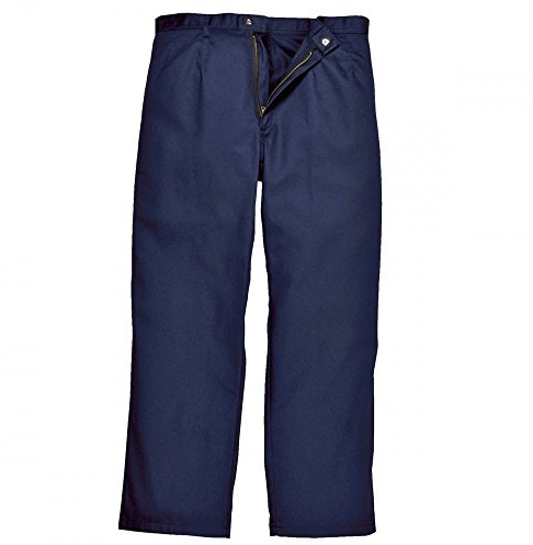 Portwest Pantalón Bizweld, Tamaño: XL, Color: Marino Altos, BZ30NATXL