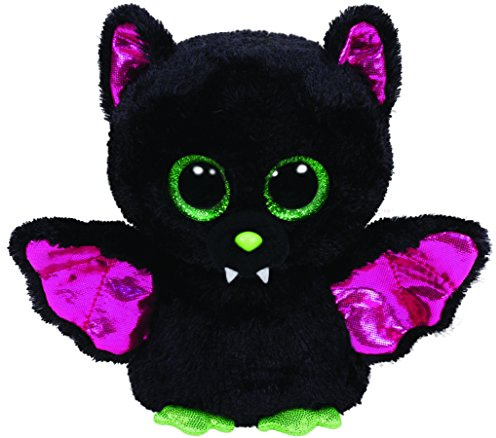 Ty 41200 - Igor - Fledermaus, 15 cm, Glitzeraugen mit glitzernden Flügeln und Ohrmuscheln, Beanie Boo's, Halloween limitiert, grün