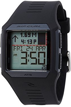 RIP CURL Rifles Tide Surf Watch Black - Waterproof Sprayproof