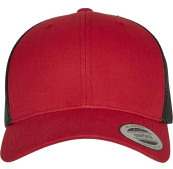 Flexfit Unisex Retro Trucker 2-Tone Baseballkappe, red/Black, one Size