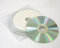 10 dischi CD-R bianchi professionali stampabili a getto d'inchiostro Ritek, con capacità di registrazione di 740 minuti, memoria di archiviazione 640 MB, velocità di scrittura 52x, in custodie di