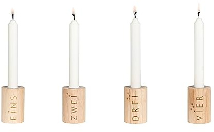 Hjul adventsljus set om 4