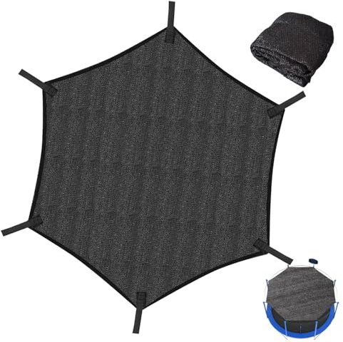 Protection solaire pour trampoline, 244cm Couverture de Trampoline, Housse pour Pare Soleil pour Trampoline, Toit Pare Soleil pour Trampoline, Housse D'ombrage De Trampoline, pour trampoline 6 barre
