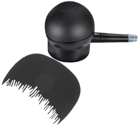 Alipis 2 pièces Spray Épaississant Cheveux avec Peigne Modelant Bord de Cheveux Flacon Applicateur Fibres Capillaires Résistant Tenue Longue Durée pour Densité Instantanée et Effet