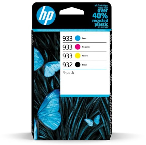 HP 932/933 4-pack Black/Cyan/Magenta/Yellow Original Ink Cartridges